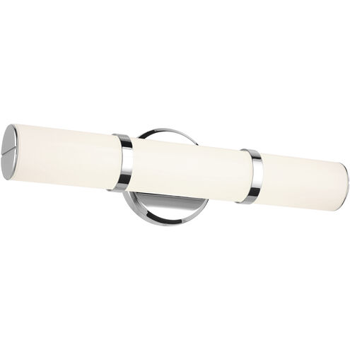 Rosh LED 18 inch Chrome Bath Bar Wall Light, Small
