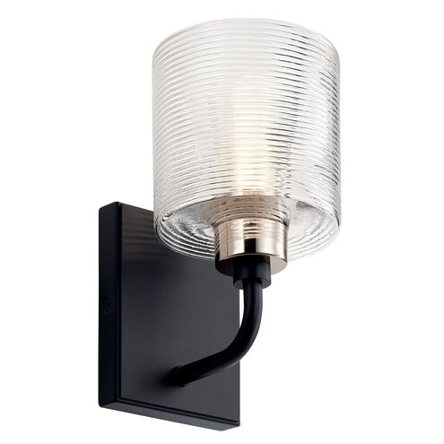 Harvan 1 Light 5 inch Black Wall Bracket Wall Light