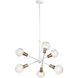 Armstrong 6 Light 20 inch White Chandelier 1 Tier Small Ceiling Light, Small