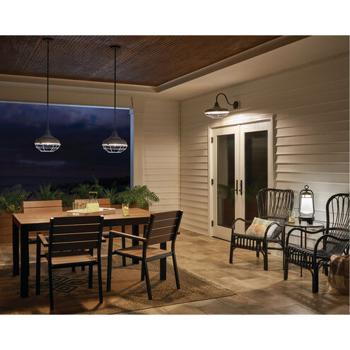Pier 1 Light 16 inch Gloss Grey Outdoor Wall, X-Large