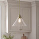 Avery 1 Light Natural Brass Pendant Ceiling Light