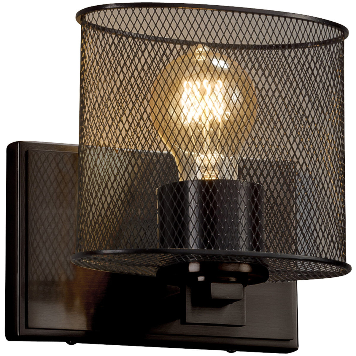 Wire Mesh 1 Light 7.00 inch Wall Sconce