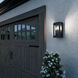 Lundon 3 Light 13 inch Black Outdoor Wall Light