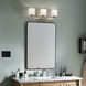 Marette 3 Light 23 inch Brushed Nickel Wall Mt Bath 3 Arm Wall Light