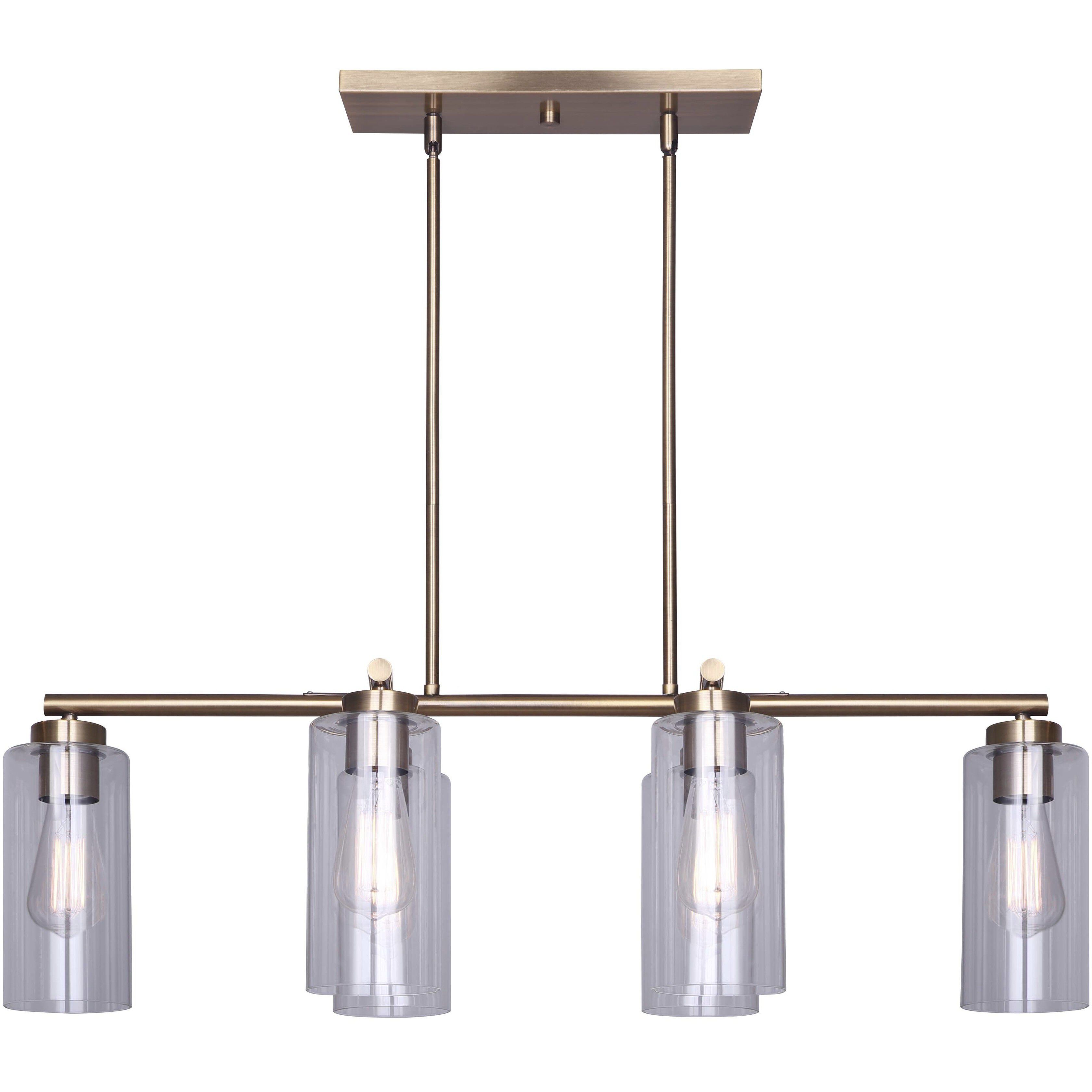 Jett 6 Light 34.5 inch Gold Chandelier Ceiling Light