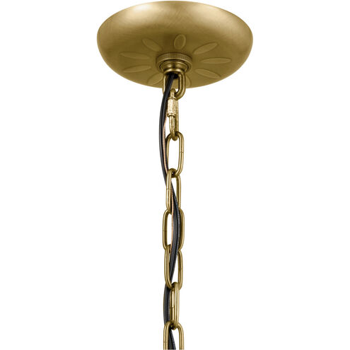 Homestead Heddle 3 Light 16 inch Natural Brass Chandelier Ceiling Light, Heddle