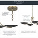 Palmela 4 Light Champagne Bronze Convertible Chandelier Ceiling Light