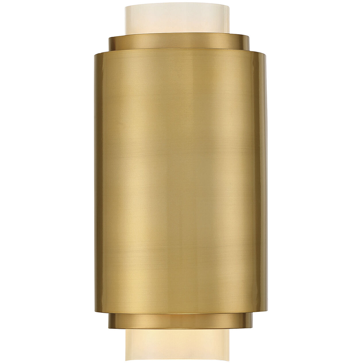 Beacon 2 Light 8 inch Burnished Brass ADA Wall Sconce Wall Light