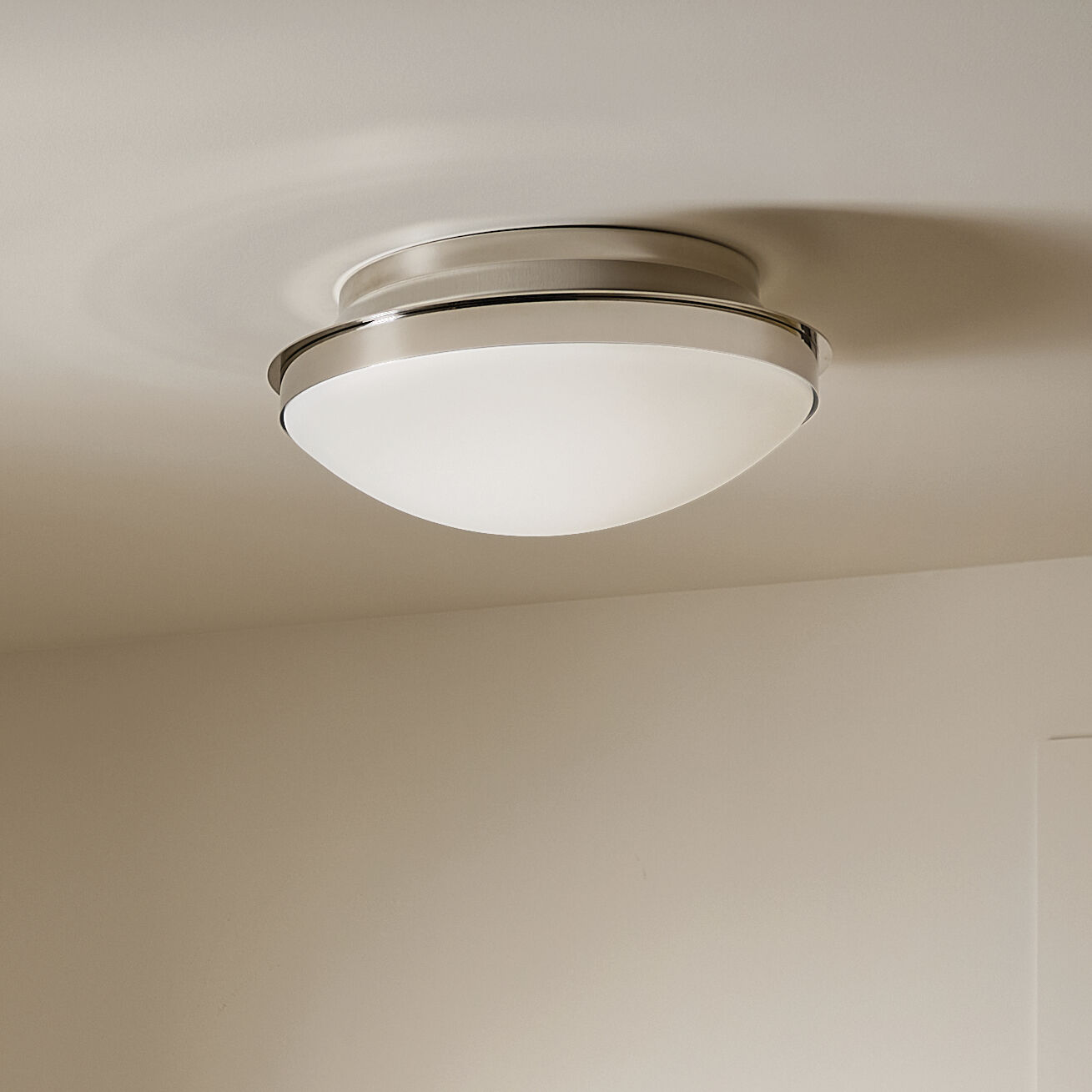 Bretta 3 Light 17.75 inch Polished Nickel Flush Mount Ceiling Light