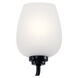 Valserrano 2 Light 15 inch Black Wall Mt Bath 2 Arm Wall Light