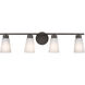 Stamos 4 Light 31 inch Olde Bronze Bath Vanity Light Wall Light, 4 Arm