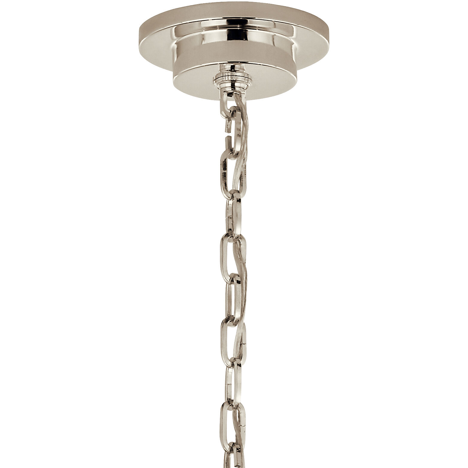 Carrick 6 Light Polished Nickel Chandelier Ceiling Light, 1 Tier Small