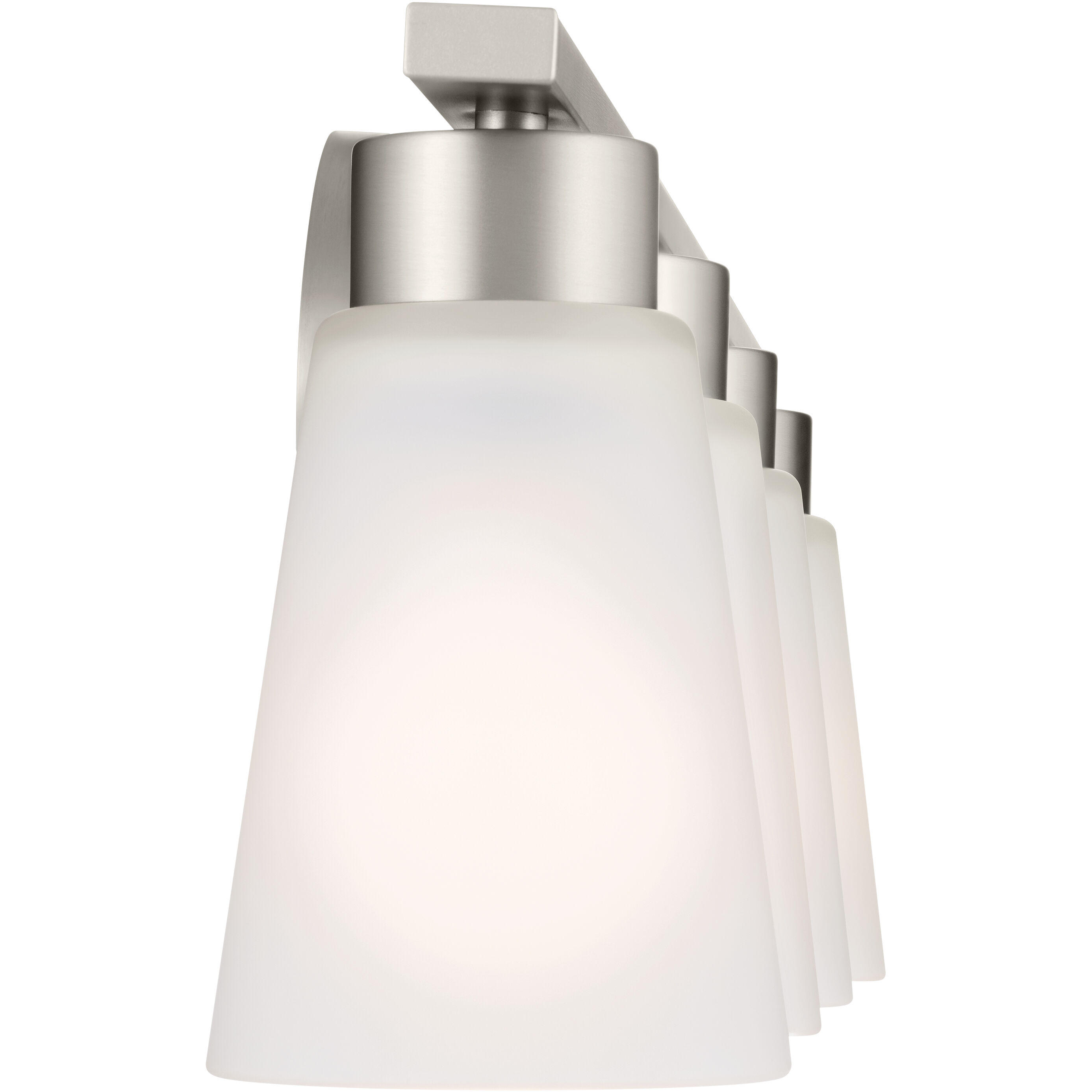 Stamos 4 Light 31 inch Brushed Nickel Bath Vanity Light Wall Light, 4 Arm