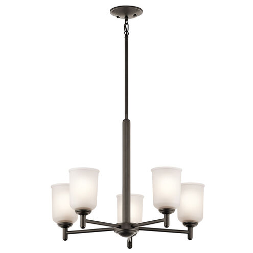 Shailene 5 Light 23.5 inch Olde Bronze Chandelier 1 Tier Medium Ceiling Light, 1 Tier Medium