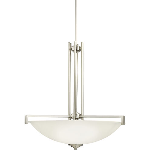 Eileen 4 Light 26 inch Brushed Nickel Inverted Pendant Medium Ceiling Light in Incandescent, Medium