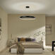 Larousse LED Black Chandelier Ceiling Light