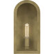 Marea 1 Light 13 inch Natural Brass Outdoor Wall Light