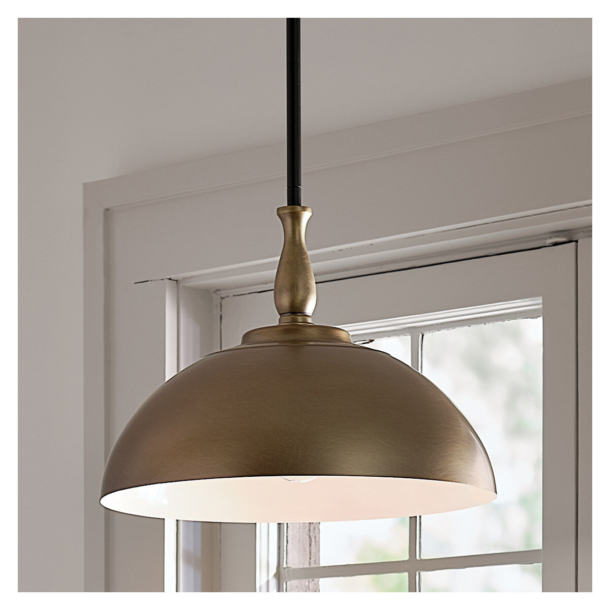 Homestead Fira 1 Light 14 inch Natural Brass Pendant Ceiling Light, Fira