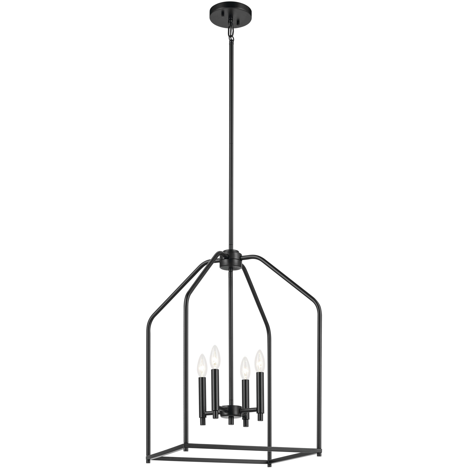Madden 4 Light 16 inch Black Foyer Pendant Ceiling Light