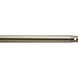 Independence Brushed Stainless Steel Fan Down Rod, 60 inch