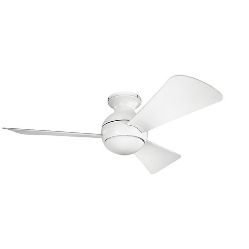 Sola 44 inch Matte White Ceiling Fan