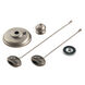 Independence Distressed Black Fan Finial Kit