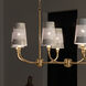 Adeena 8 Light 20.75 inch Brushed Natural Brass Chandelier Ceiling Light