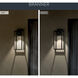 Branner 1 Light 30 inch Textured Black Outdoor Wall Light