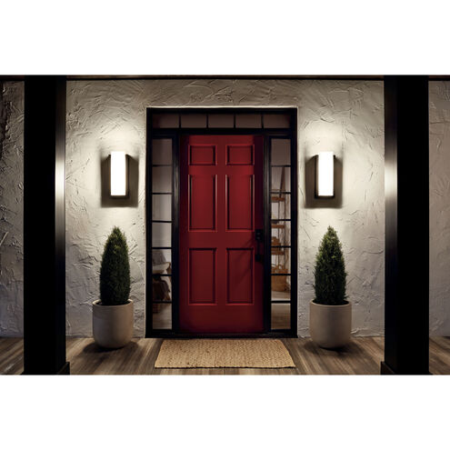 Dahlia LED 19 inch Architectural Bronze Outdoor Wall, Medium