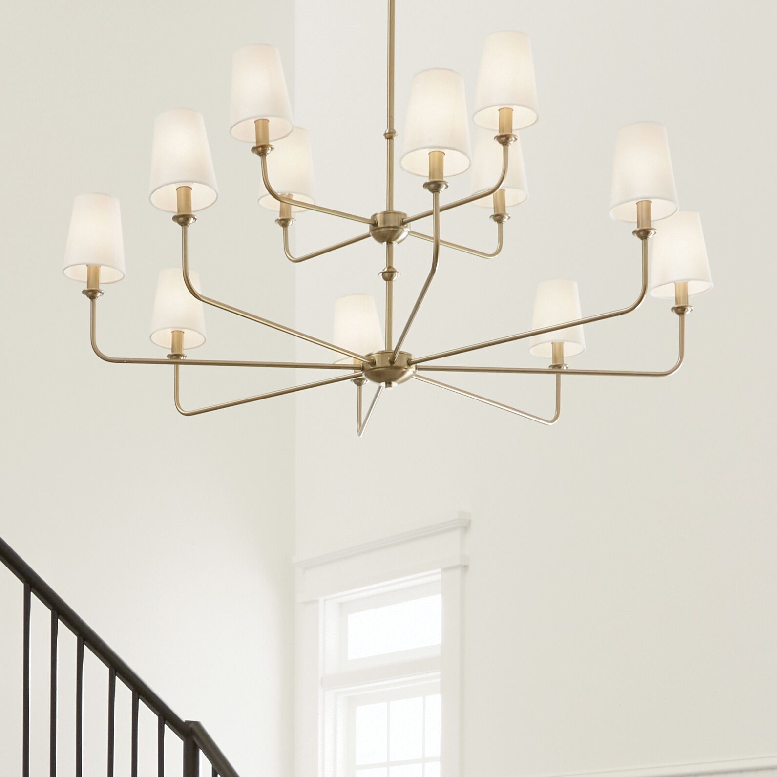 Kichler 52518BNB Pallas 12 Light 42.75 inch Brushed Natural