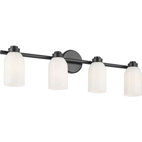 Shae 4 Light 32 inch Black Vanity Light Wall Light