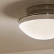 Bretta 2 Light 13.5 inch Polished Nickel Flush Mount Ceiling Light