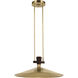 Tenon LED Lacquered Brass Pendant Ceiling Light
