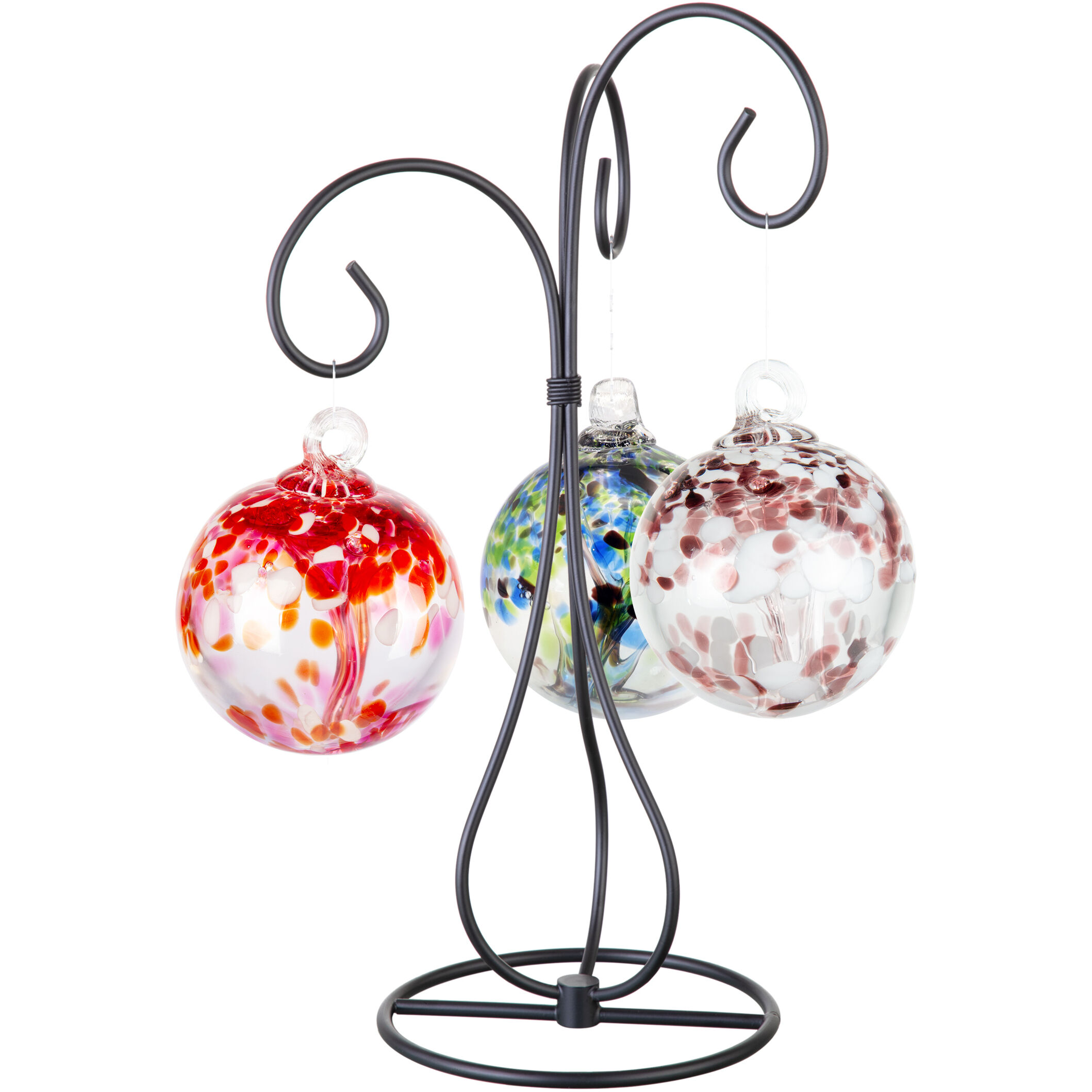 Tree Of Life Multi-color Art Glass Orb