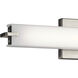 Independence LED 26 inch Brushed Nickel Linear Bath Medium Wall Light, Medium