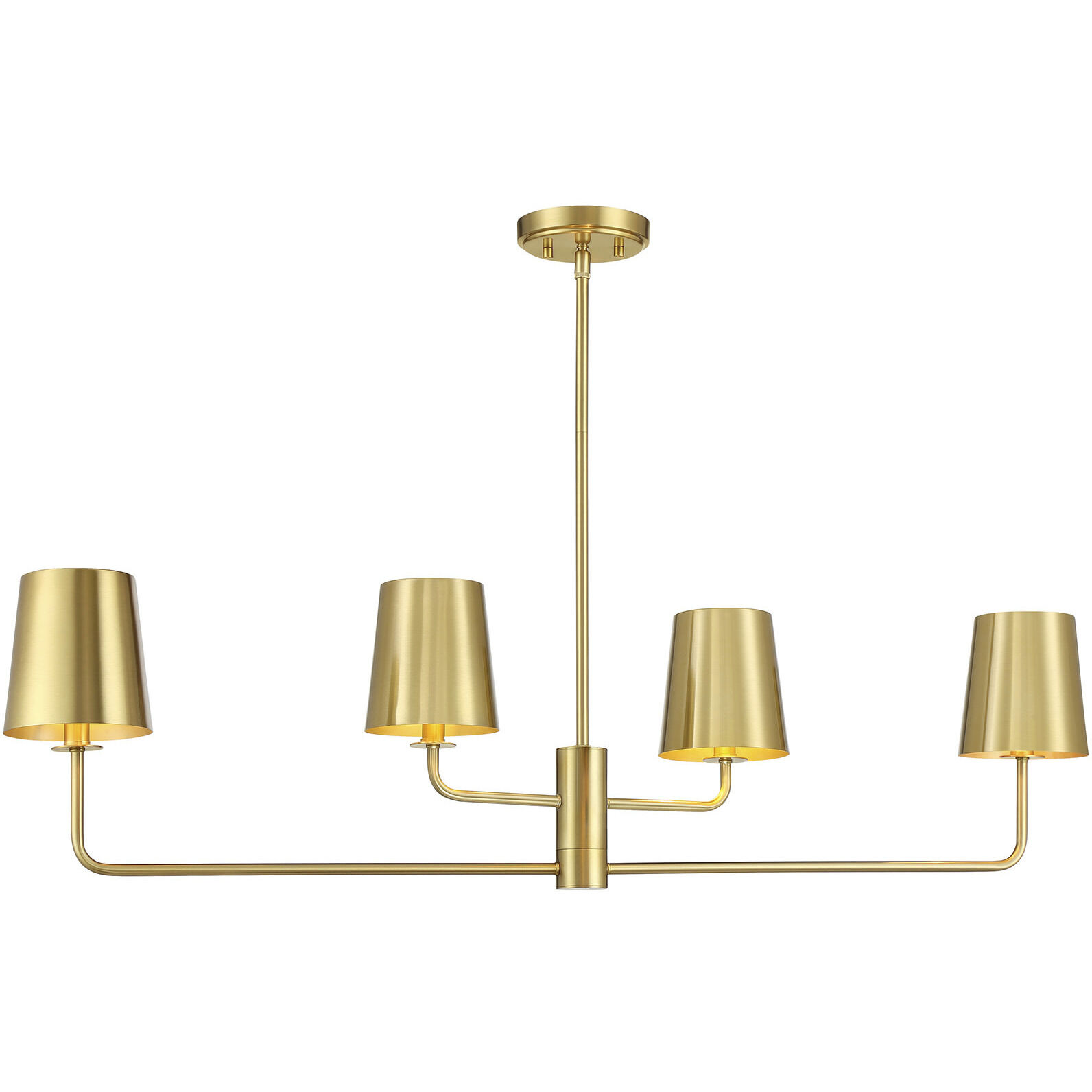 Contemporary 4 Light 17.25 inch Island Light