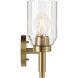 Madden 3 Light 24 inch Champagne Bronze Wall Mount Bath Wall Light, 3 Arm
