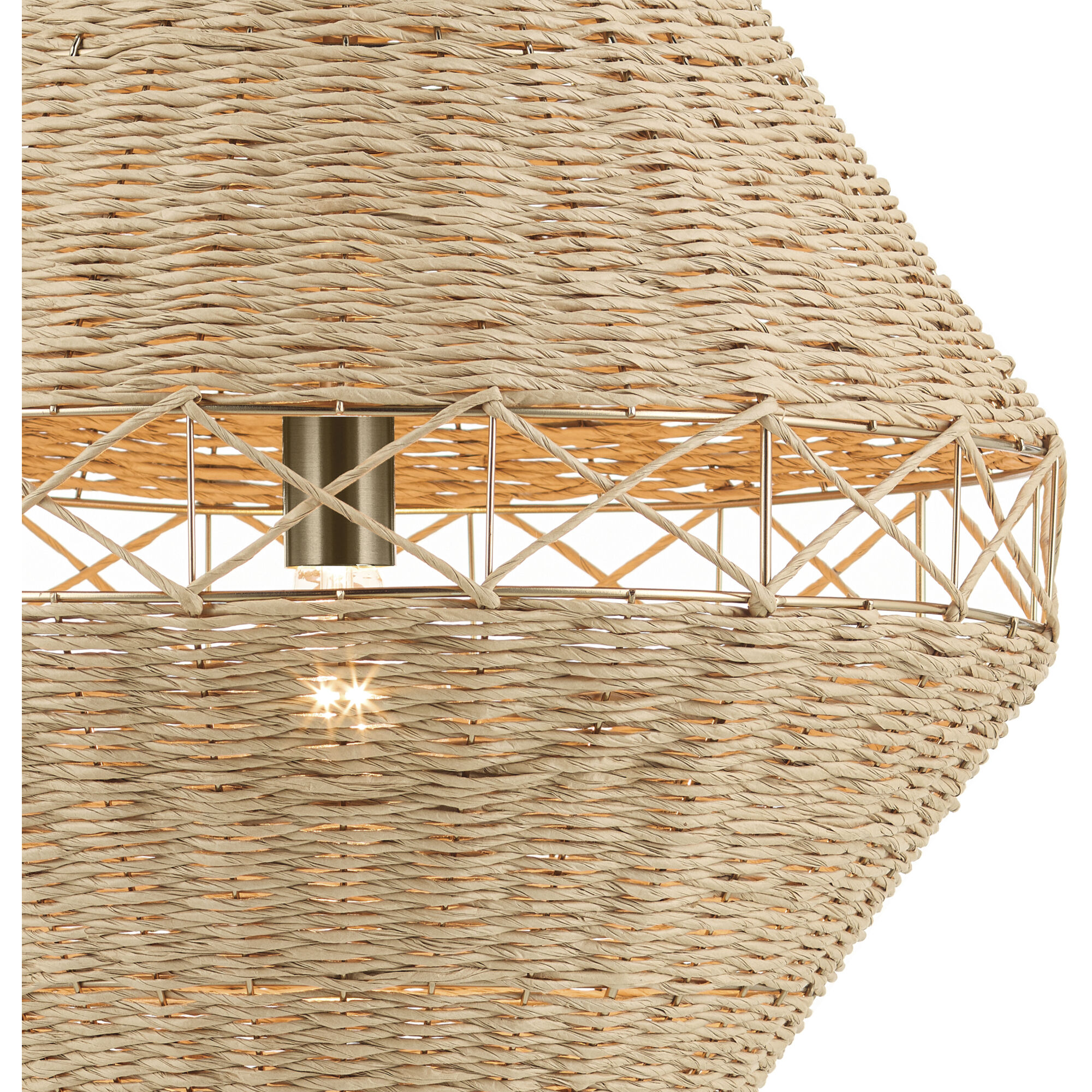 Lulo 1 Light Champagne Bronze Pendant Ceiling Light