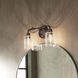 Gunnison 2 Light 17 inch Black Bath Vanity Light Wall Light