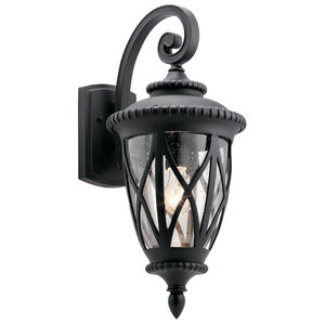 Admirals Cove 1 Light 24 inch Textured Black Outdoor Wall, Large