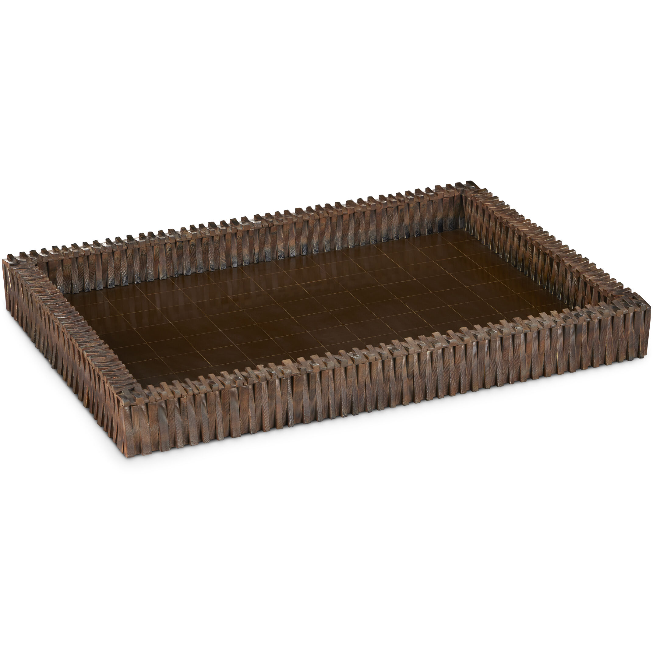 Koa Burnt Horn/Brown Tray