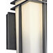 Tremillo 1 Light 12 inch Black Outdoor Wall, Small