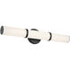 Rosh LED 24.25 inch Black Bath Bar Wall Light, Medium