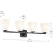 Marant 4 Light 33.25 inch Black Vanity Light Wall Light