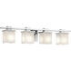 Tully 4 Light 32 inch Chrome Wall Mt Bath 4 Arm Wall Light