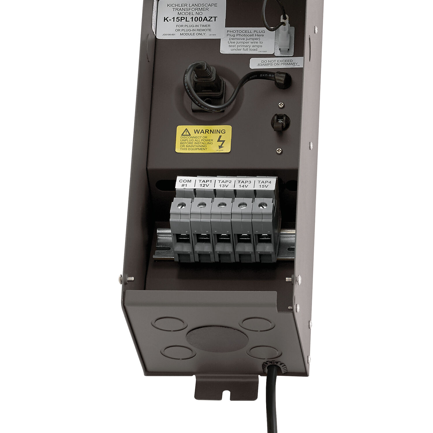 Transformer - Plus Series 120 Textured Architectural Bronze Landscape 12V Transformer