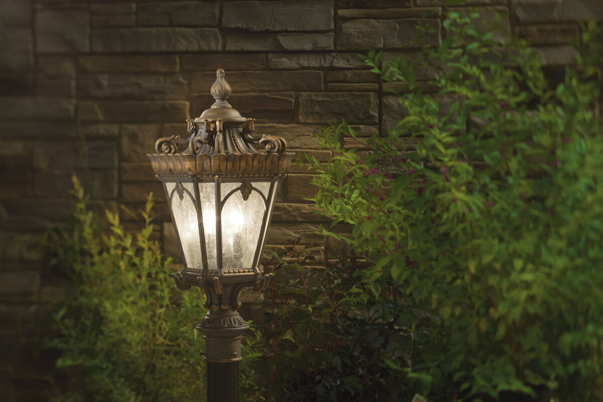 Tournai 3 Light 27 inch Londonderry Outdoor Post Lantern