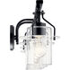 Everett 4 Light 34.25 inch Black Bath Vanity Light Wall Light