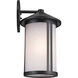 Lombard 1 Light 16.5 inch Black Outdoor Wall Sconce, Large