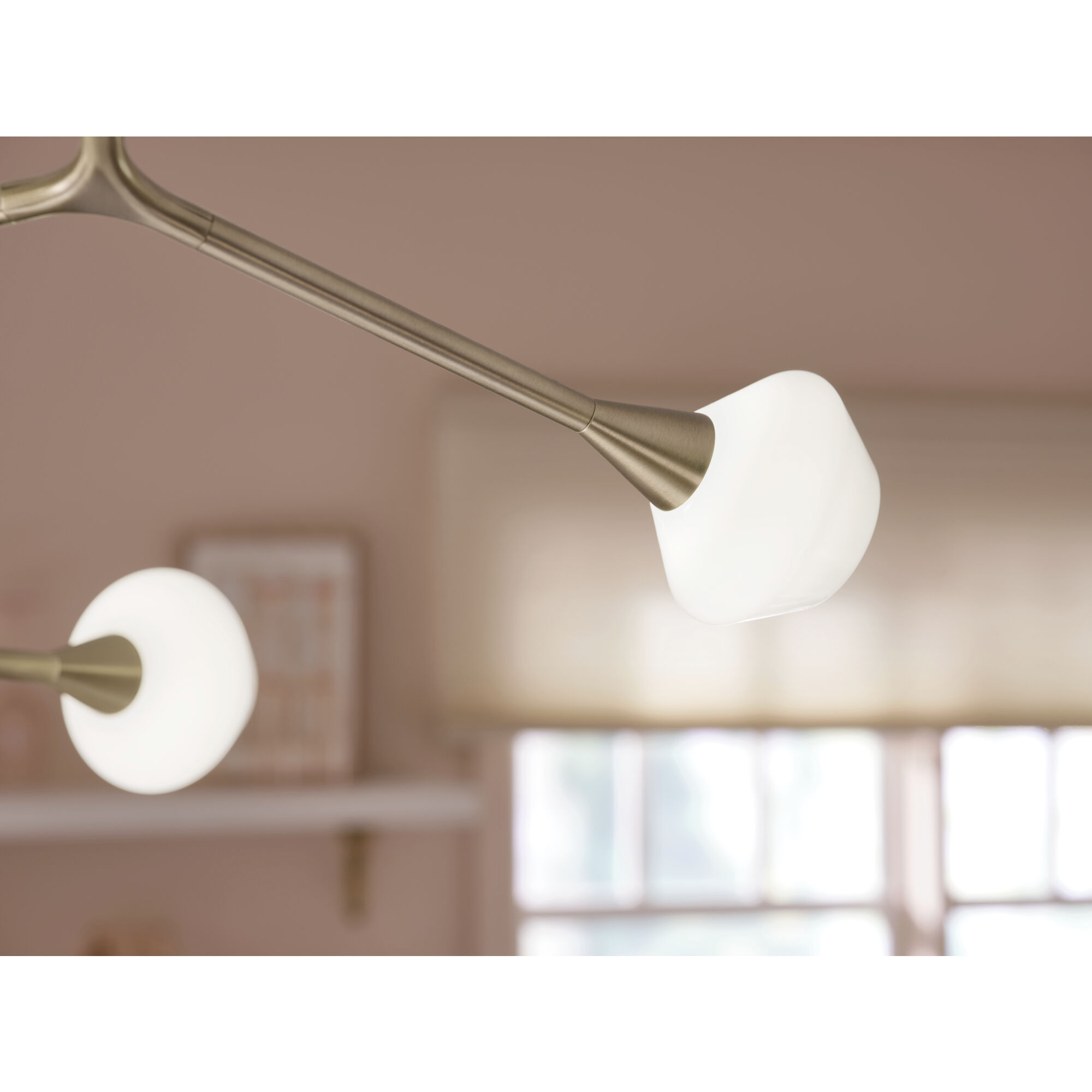 Cassius 8 Light 26.5 inch Champagne Bronze Chandelier Ceiling Light, Convertible